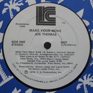 Joe Thomas : Make Your Move (LP, Album, Promo)