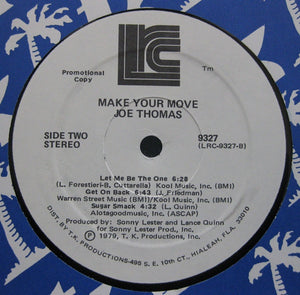 Joe Thomas : Make Your Move (LP, Album, Promo)