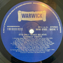 Load image into Gallery viewer, Conway Twitty : It's Only Make Believe - 20 Great Songs (LP, Comp)