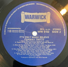Load image into Gallery viewer, Conway Twitty : It's Only Make Believe - 20 Great Songs (LP, Comp)