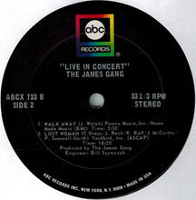 Load image into Gallery viewer, James Gang : Live In Concert (LP, Album, RP, Ter)