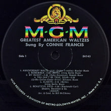 Load image into Gallery viewer, Connie Francis : Greatest American Waltzes (LP, Mono, MGM)