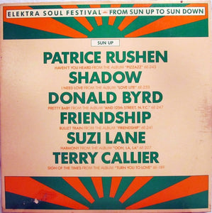 Various : Elektra Soul Festival From Sun Up To Sun Down (LP, Promo)