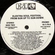 Load image into Gallery viewer, Various : Elektra Soul Festival From Sun Up To Sun Down (LP, Promo)