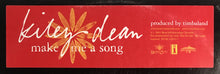 Load image into Gallery viewer, Kiley Dean : Make Me A Song (12&quot;, Promo)
