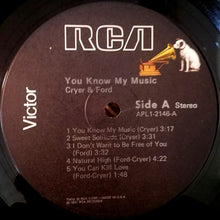 Load image into Gallery viewer, Cryer &amp; Ford : You Know My Music (LP, Album)
