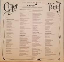 Load image into Gallery viewer, Cryer &amp; Ford : You Know My Music (LP, Album)