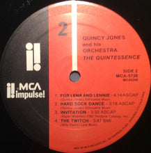 Load image into Gallery viewer, Quincy Jones And His Orchestra : The Quintessence (LP, Album, RE, RM)