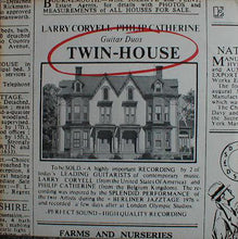 Load image into Gallery viewer, Larry Coryell - Philip Catherine : Twin-House (LP, Album, SP )
