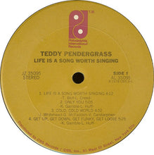 Load image into Gallery viewer, Teddy Pendergrass : Life Is A Song Worth Singing (LP, Album, Kee)