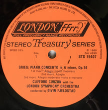 Load image into Gallery viewer, Edvard Grieg, Øivin Fjeldstad, The London Symphony Orchestra / César Franck / Henry Litolff, Sir Adrian Boult, The London Philharmonic Orchestra : Piano Concerto In A Minor / Symphonic Variations / Scherzo (LP, RE)