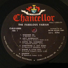 Load image into Gallery viewer, Fabian (6) : The Fabulous Fabian (LP, Album, Mono, Roc)
