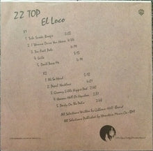 Load image into Gallery viewer, ZZ Top : El Loco (LP, Album, All)