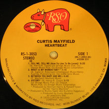 Load image into Gallery viewer, Curtis Mayfield : Heartbeat (LP, Album, 56)