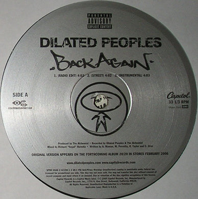 Dilated Peoples : Back Again (12