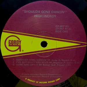 High Inergy : Shoulda Gone Dancin' (LP, Album)