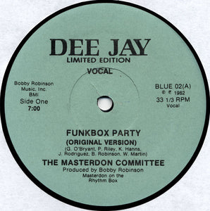 The Masterdon Committee : Funkbox Party (Original Version) (12", Ltd)