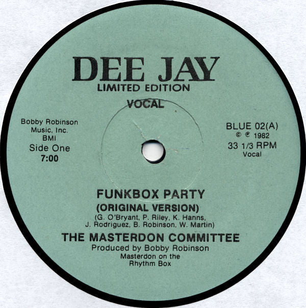 The Masterdon Committee : Funkbox Party (Original Version) (12