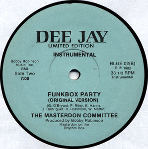 The Masterdon Committee : Funkbox Party (Original Version) (12", Ltd)