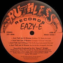 Load image into Gallery viewer, Eazy-E : Just Tah Let U Know (12&quot;, Single, Ltd)