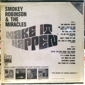 Smokey Robinson & The Miracles : Make It Happen (LP, Album, Mono, RE)