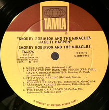 Load image into Gallery viewer, Smokey Robinson &amp; The Miracles : Make It Happen (LP, Album, Mono, RE)