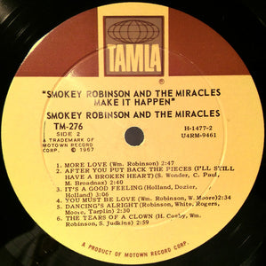 Smokey Robinson & The Miracles : Make It Happen (LP, Album, Mono, RE)