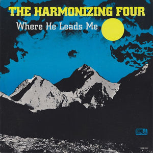 The Harmonizing Four : Where He Leads Me (LP, Comp)