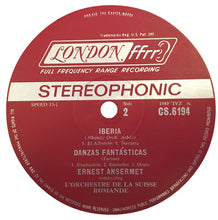 Load image into Gallery viewer, Ernest Ansermet, L'Orchestre De La Suisse Romande, Isaac Albéniz, Joaquín Turina : Iberia / Danzas Fantasticas (LP)