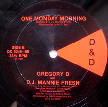 Load image into Gallery viewer, Gregory D and Mannie Fresh : Freddie&#39;s Back / One Monday Morning (12&quot;)