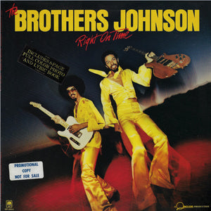 The Brothers Johnson* : Right On Time (LP, Album, Promo)