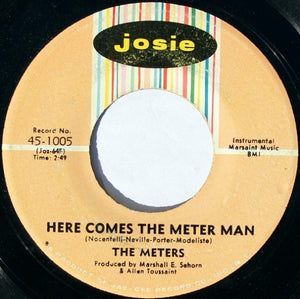 The Meters : Cissy Strut / Here Comes The Meter Man (7", Single)