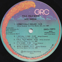 Load image into Gallery viewer, Mike Greene (3) : Pale, Pale Moon (LP, Album, Promo)