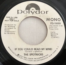 Load image into Gallery viewer, The Spotnicks : If You Could Read My Mind (7&quot;, Promo)