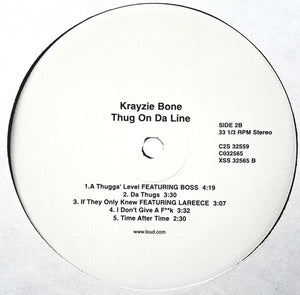 Krayzie Bone : Thug On Da Line (2xLP, Album, Cle)