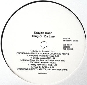 Krayzie Bone : Thug On Da Line (2xLP, Album, Cle)