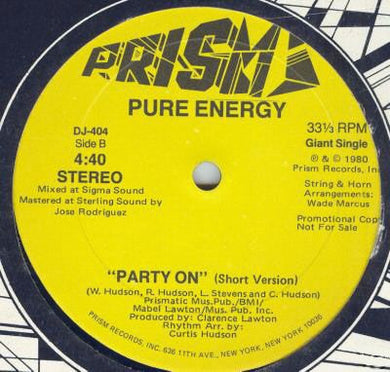 Pure Energy : Party On (12
