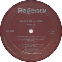 Load image into Gallery viewer, Diesel (5) : Watts In A Tank (LP, Album)