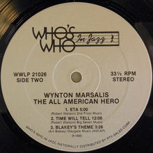 Load image into Gallery viewer, Wynton Marsalis : The All American Hero (LP, Album)