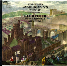 Load image into Gallery viewer, Felix Mendelssohn-Bartholdy, Otto Klemperer, Philharmonia Orchestra : Symphony No. 3 "Scotch" / Hebrides Overture (LP, Mono)