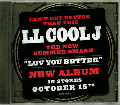 LL Cool J : Luv You Better (CD, Single, Promo)