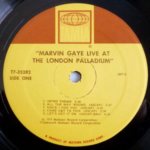 Marvin Gaye : Live At The London Palladium (2xLP, Album)