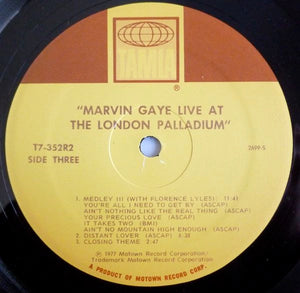 Marvin Gaye : Live At The London Palladium (2xLP, Album)