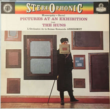 Load image into Gallery viewer, Modest Mussorgsky - Maurice Ravel, Franz Liszt, L'Orchestre De La Suisse Romande, Ernest Ansermet : Pictures At An Exhibition · The Huns (LP)