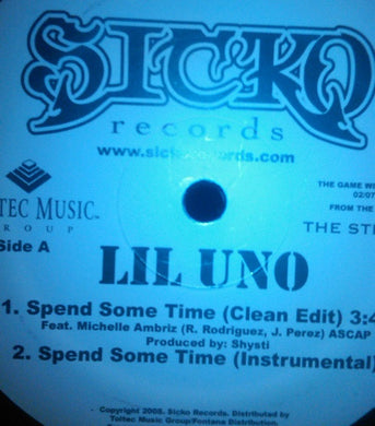 Lil Uno* : Spend Some Time/ Contagious/ They Call Him LiL One (12