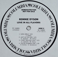 Load image into Gallery viewer, Ronnie Dyson : Love In All Flavors (LP, Album, Promo)