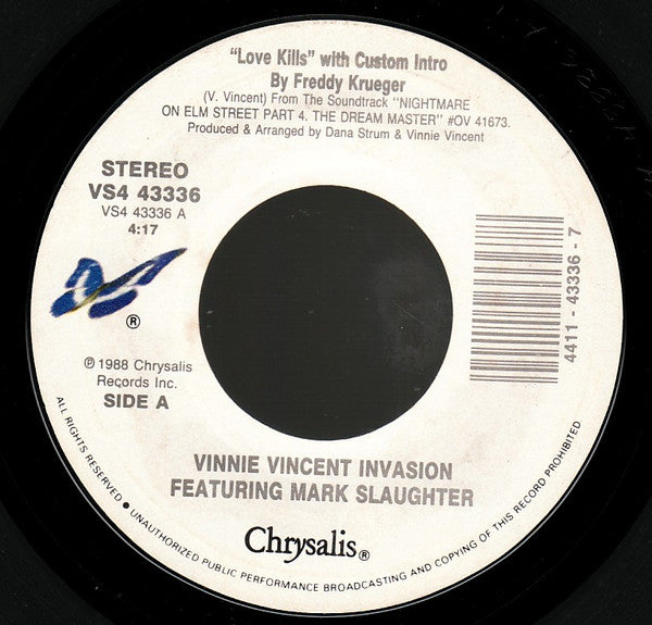 Vinnie Vincent Invasion Featuring Mark Slaughter : Love Kills (7