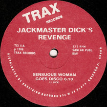 Load image into Gallery viewer, Jackmaster Dick&#39;s Revenge* : Sensuous Woman Goes Disco (12&quot;, Red)