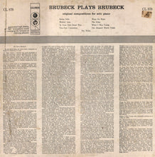 Load image into Gallery viewer, Dave Brubeck : Brubeck Plays Brubeck (LP, Album, Mono)