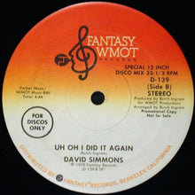 Load image into Gallery viewer, David Simmons (2) : Holdin&#39; Back (12&quot;, Promo)